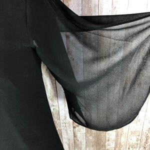 DL Daily Look Naked Zebra Chiffon Sleeve Dress